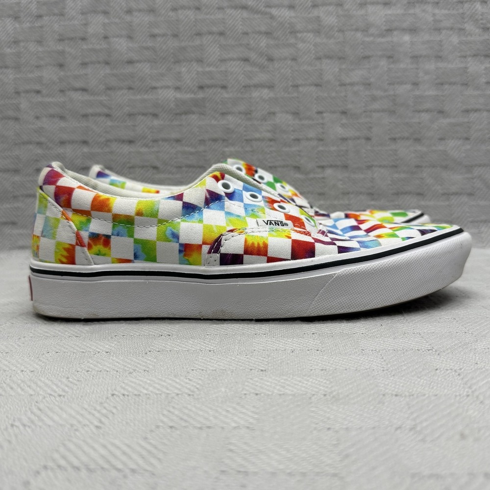 Vans ComfyCush Era in the Tie-Dye Checker Womens Size 7